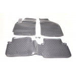 Коврики в салон CHEVROLET Lacetti 2004->, 4 шт. (полиуретан, серые)(про-во NOVLINE) 