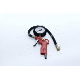 Пістолет для підкачки коліс з манометром 63мм пневматичний (блістер) (в-во INTERTOOL)