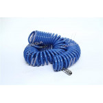 Шланг спіральний поліуретановий 6.5 * 10мм, 15м з швидкорозємними сполуками (в-во INTERTOOL) 