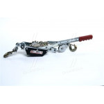 Лебідка важільна тягове зусилля 2т, трос 1.50м * 4.5мм, робоча довжина троса 0,75 (в-во INTERTOOL) 