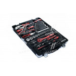 Професійний набір інструментів 1/2 " 1/4", 78ед, Cr-V (в-во INTERTOOL) 