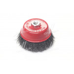 Щітка чашкова 125 мм, для УШМ, М14 (кручена дріт) (в-во INTERTOOL) 