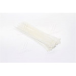 Хомут пластиковий 2,5x200мм, (100 шт / упак), білий (в-во INTERTOOL) 