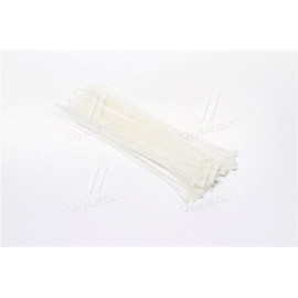 Хомут пластиковый 2,5x200мм, (100 шт/упак), белый(про-во INTERTOOL)