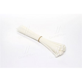 Хомут пластиковый 4,8x300мм, (100 шт/упак), белый(про-во INTERTOOL)