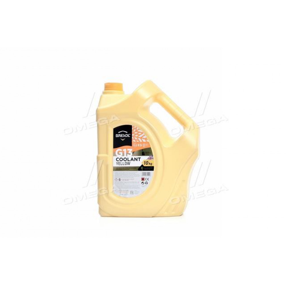 Антифриз BREXOL YELLOW G13 Antifreeze (желтый) 10kg