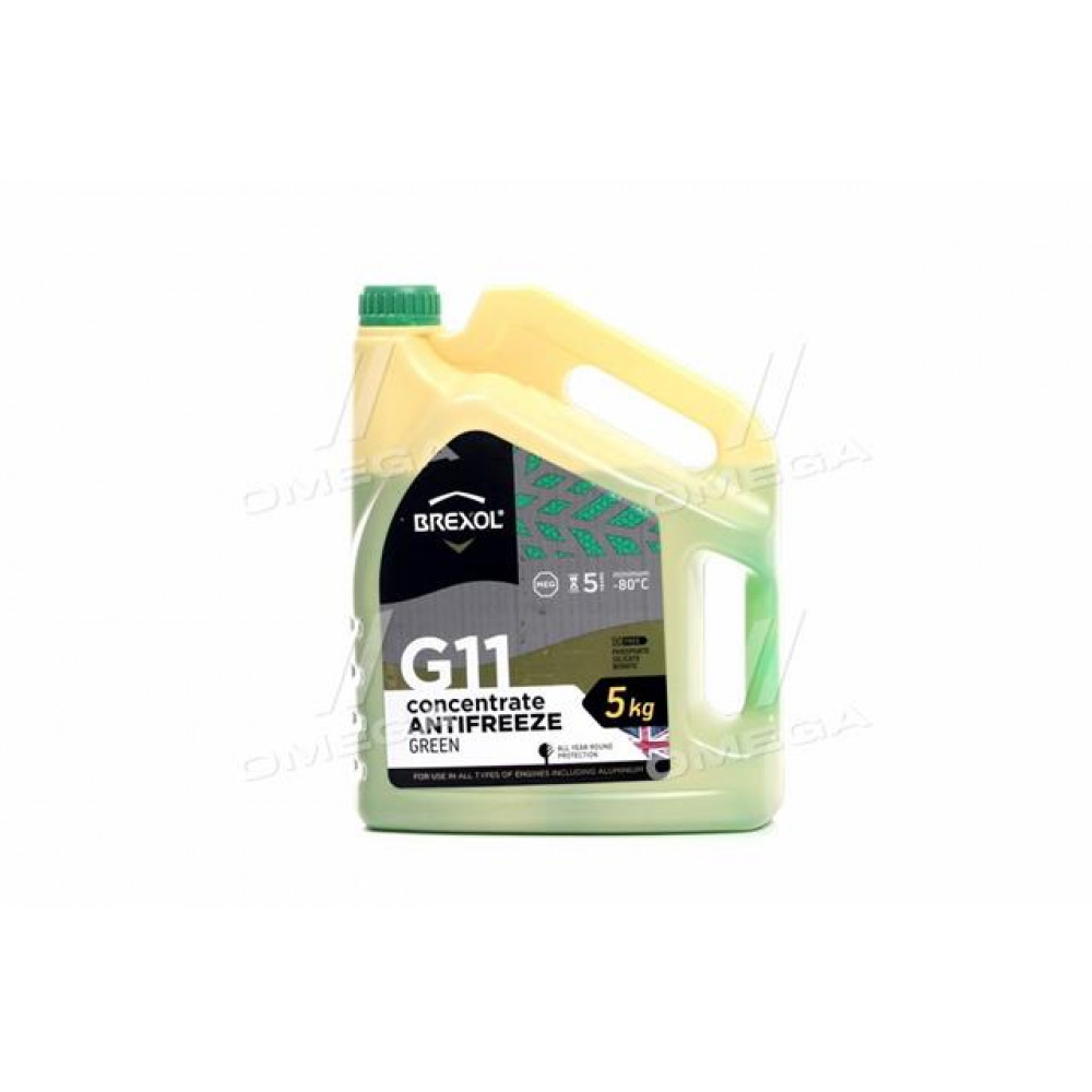 Антифриз <BREXOL> GREEN CONCENTRATE G11 (-80C) 5kg