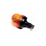Маяк проблисковий помаранчевий LED, 12/24V, 129*208mm, 3 режими (Lit LED, JUBANA) 