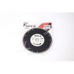 Диск алмазний турбо YATO : "TURBO" O= 230x8,0x22,2 мм. H= 3,1 мм [10/40], шт 