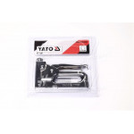 Степлер з регулятором сили YATO : для скоб b=11,3 мм, h= 4-14 мм, t= 0,7 мм [12/24], шт 