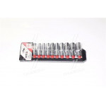 Набір головок торцевих подовжених YATO : квадрат 1/2", М10-24, L= 76 мм. 10 Шт. [5/10], компл 