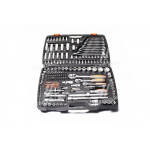 Набір головок торцевих, насадок STHOR : квадрат 1/2" з інструментами [216 Од.], набір 