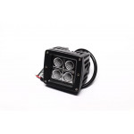 Фара LED прямокутна 12W, 4 лампи, 80*75*65мм, широкий промінь 12/24V (Китай) 