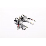 Лампа LED H1 12V радіатор з вентил. (метал. корпус) 6000К, C6 (Китай) 