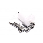 Краскопульт пневматичний тип HP верхній пластиковий бачок, діаметр форсунки-1,5мм (в-во AUARITA) 