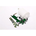 Краскопульт пневматичний тип HVLP верхній пластиковий бачок, d-1,3мм (в-во AUARITA) 