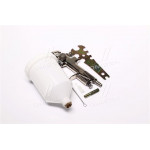 Краскопульт пневматичний тип HVLP верхній пластиковий бачок, d-1,3мм (в-во AUARITA) 