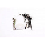 Краскопульт пневматический HVLP верх.пласт.бачок 600мл, форсунка-2,5мм (про-во AUARITA) 