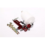 Краскопульт пневматичний HVLP верх.пласт.бачок 600мл, форсунка-1,3мм (в-во AUARITA) 