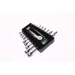 Набір ключів комбінованих на холдері 9 шт. (6-8,10,12-14,17,19мм) (в-во TOPTUL) 