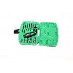 Набір головок торцевих і біт 1/4 "з Трещеточний викруткою пістолетного типу (в-во TOPTUL) 