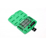 Набір викруток 20 в 1 (PH, PZ, SL, Hex, Torx) GAAI2101 (в-во TOPTUL)  Набір викруток 20 в 1 (PH, PZ, SL, Hex, Torx) GAAI2101 (в-во TOPTUL)