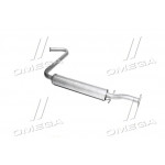 Резонатор DAEWOO LANOS, SENS (под хомут) закатний (о) (вир-во ТМК) 