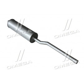 Глушник ГАЗ 3302 ГАЗЕЛЬ (с трубой, центр O51) закатний (о) (вир-во ТМК)