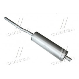 Глушник ГАЗ 3302 ГАЗЕЛЬ (с трубой, центр O51) закатний (э) (вир-во ТМК)