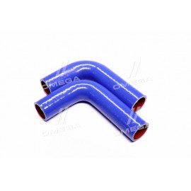 Патрубок радіатора МТЗ 822,922,923,1005,1025 (СИЛИКОН, к-кт 2 шт., Lобщ.=170 мм.)