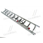 Лестница алюминиевая 2-х секционная универсальная раскладная 2*10ступ. 4.81м(про-во INTERTOOL) 