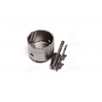 Комплект: сверло корончатое по бетону 80мм+Переходник SDS Plus 100мм(про-во INTERTOOL) 