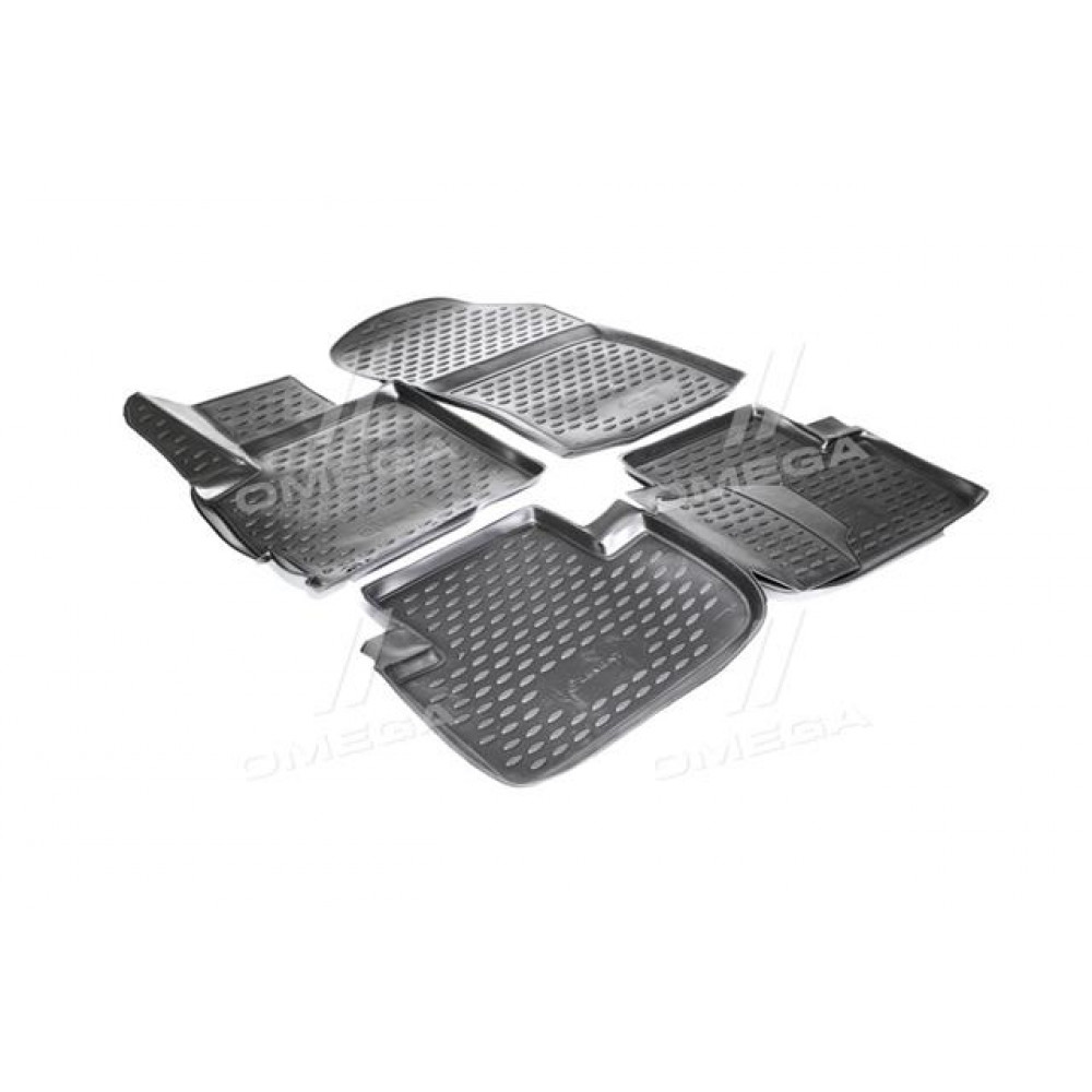 Коврики 3D в салон MITSUBISHI Outlander, 2012-2015, 2015/, 2 WD, 4 шт. (полиуретан) (пр-во NOVLINE)