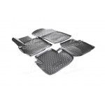 Килимки 3D в салон MITSUBISHI Outlander, 2012-2015, 2015->, 2 WD, 4 шт. (поліуретан) (вир-во NOVLINE 