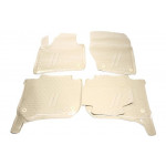 Килимки в салон VW Touareg 2010 ->, 4 шт. (поліуретан, бежеві) (вир-во NOVLINE) 