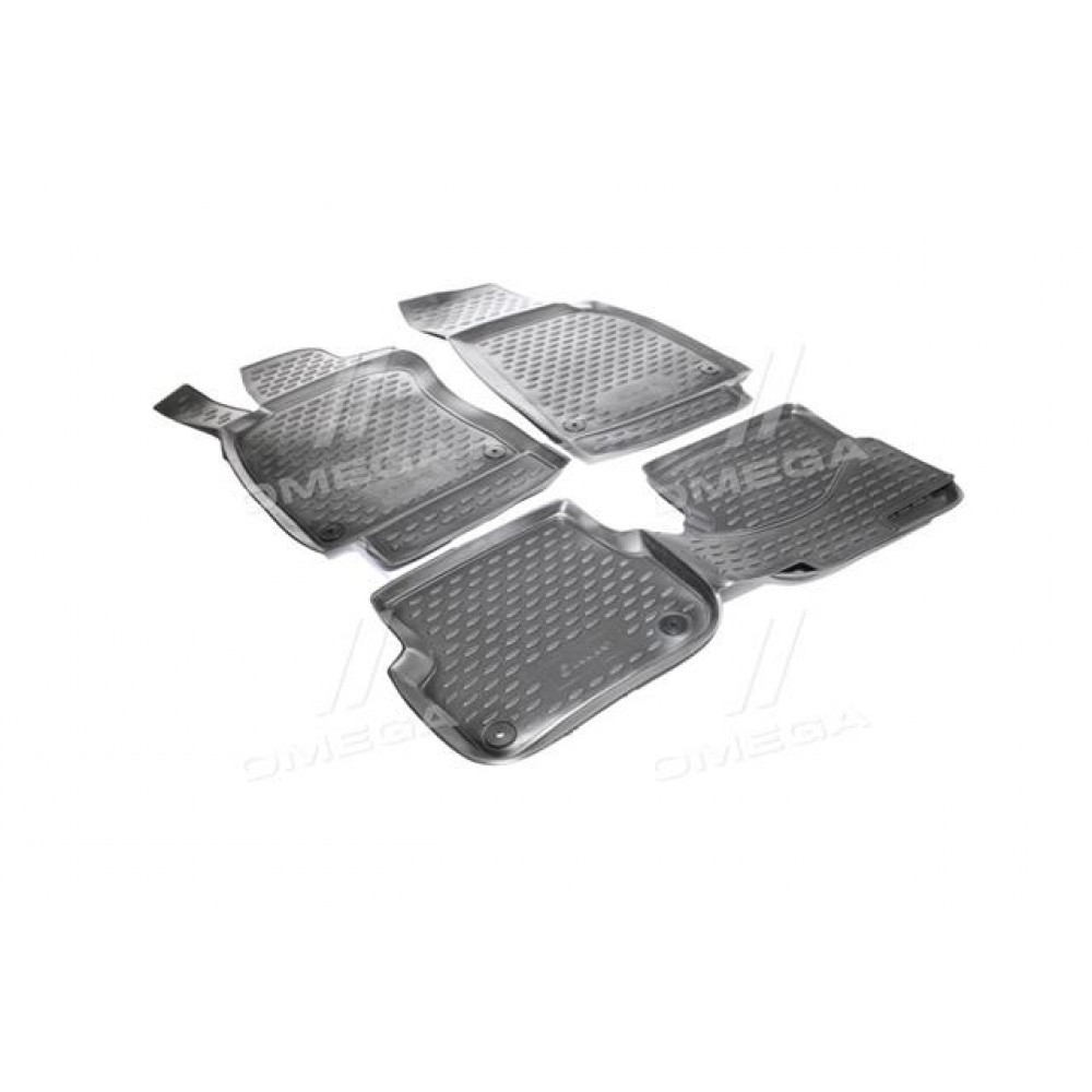 Коврики в салон AUDI A-6 2004-2/2005,3/2006-2011, 4 шт. (полиуретан) (пр-во NOVLINE)