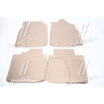 Килимки в салон LEXUS ES 250/350, 300h, 2012 - > 4 шт. (поліуретан, бежеві) (вир-во NOVLINE) 