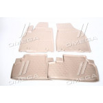 Килимки в салон LEXUS RX 350, 2012 ->, 4 шт. (поліуретан, бежеві) (вир-во NOVLINE) 