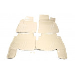 Килимки в салон HYUNDAI Santa Fe 2006-2010, 4 шт. (поліуретан, бежеві) (вир-во NOVLINE) 