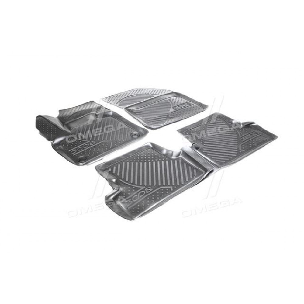 Коврики 3D в салон PEUGEOT 3008, 2017/, SUV, 4 шт. (полиуретан) (пр-во NOVLINE)
