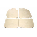 Килимки в салон TOYOTA Camry 07/2006-12/2011, 4 шт. (поліуретан, бежеві) (вир-во NOVLINE) 