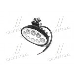 Фара LED овал 24W, 8 ламп, 140*80*55мм, вузький промінь 12/24V (Китай) 