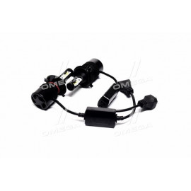 Лампа LED H4 12/24V радіатор з вентил., триколірна: 3000К, 5000К, 6000К FL04 (Китай)