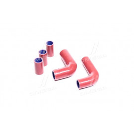 Патрубок радіатора ПАЗ 32053 Двіг.523 (СИЛИКОН, к-кт 5 шт.)