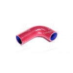 Патрубок радіатора УАЗ відвідний (СИЛИКОН, нижній, 125х80х44) 