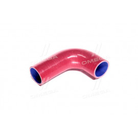 Патрубок радіатора УАЗ відвідний (СИЛИКОН, нижній, 125х80х44)