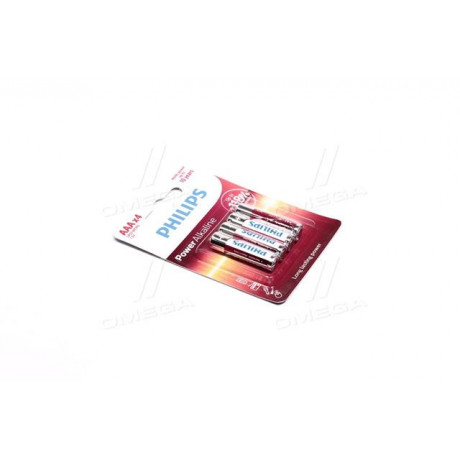 Батарейка LR03 / AAA Power Alkaline Blister 4шт (вир-во Philips)