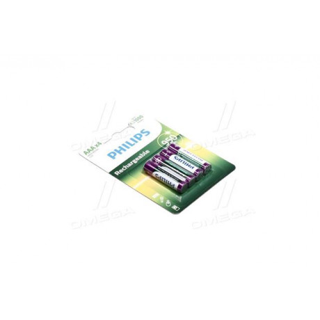 Аккумулятор R03 / AAA MULTILIFE 950 mAh Blister 4шт (пр-во Philips)