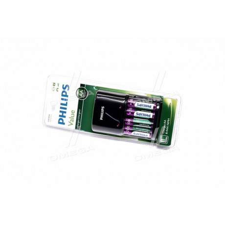 Зарядное устройство  4x AA 2100 Ni-MHmAh (пр-во Philips)