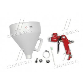 Розпилювач штукатурний пневматичний, три форсунки 4; 6; 8 мм, 7000мл, 3-6 атм. (В-во INTERTOOL)